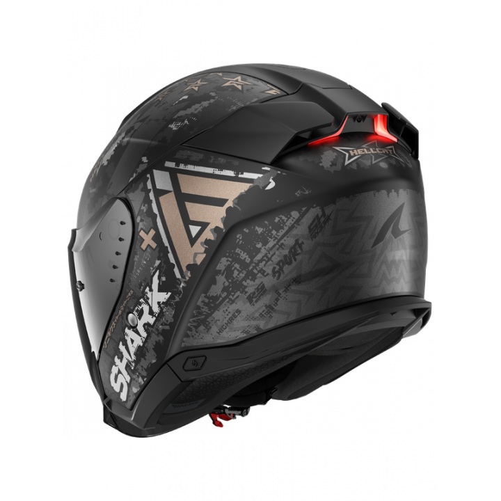 Shark SKWAL i3 JET HELLCAT Mat Black Chrom Anthracite