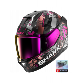 Shark SKWAL i3 HELLCAT Mat Black Chrom Purple