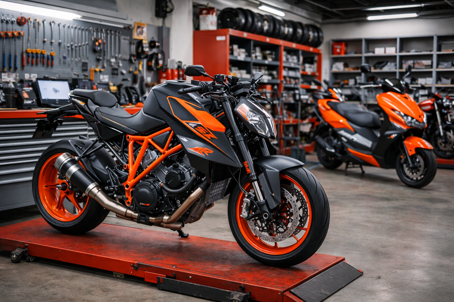 Garage KTM à Marseille – Entretien, révision et diagnostic moto & scooter