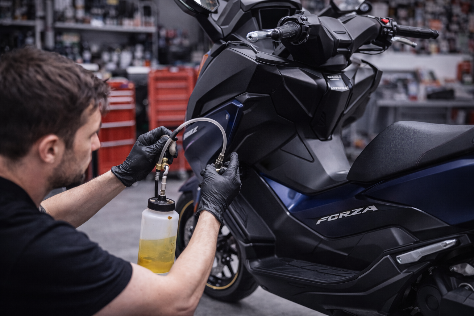 Purge de freins motos & scooters Honda